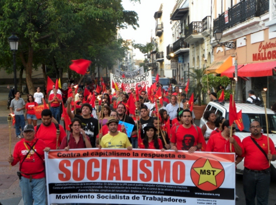 En Puerto Rico, la libertad democrática permite a sus ciudadanos expresar su rechazo al socialismo.