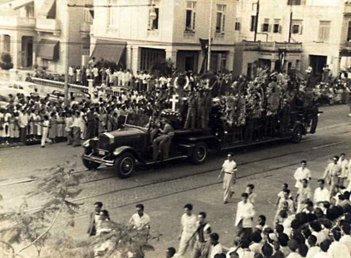 Entierro de Eduardo Chibás, agosto de 1951.